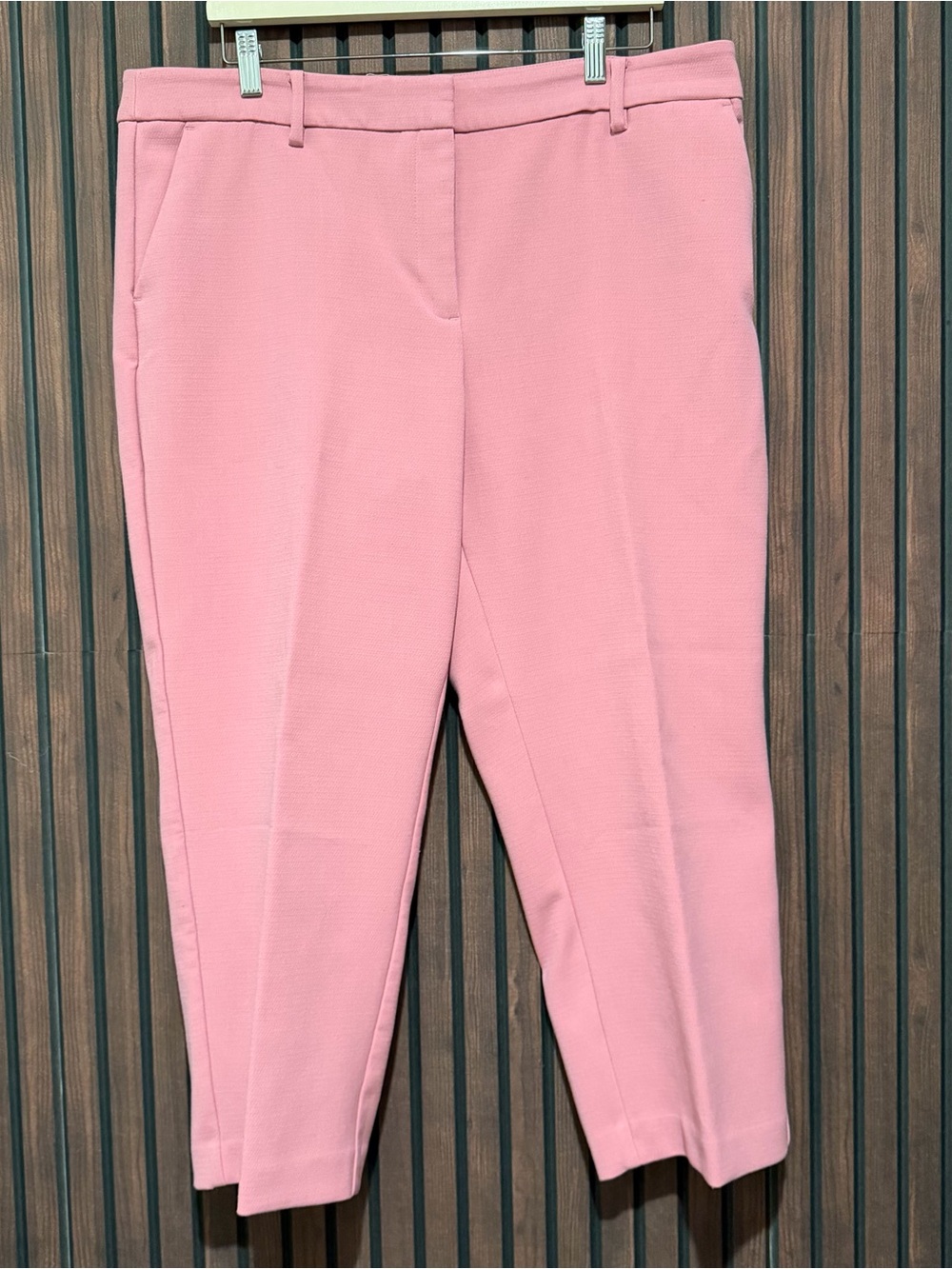LOFT Riviera Slim Curvy Pants Pink Size 16P Petite